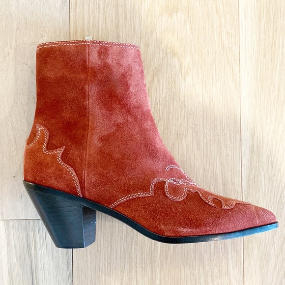 NWOT Joie Rafa Cowboy Booties - Picture 2 of 12